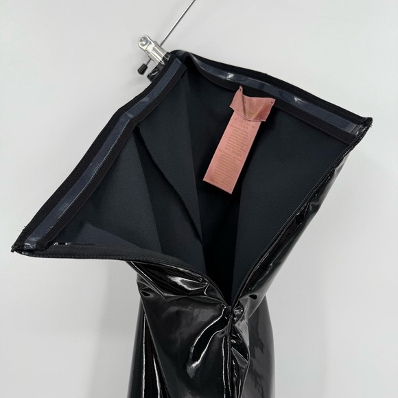 AMINA MUADDI X WOLFORD Latex Stirrup Legging Pant in Black Size US 6 - Picture 10 of 16